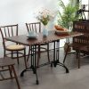 Bàn ghế nhà hàng quán cà phê sóng Bàn dài Bàn ăn gỗ chắc chắn thương mại ghế tráng miệng quán trà sữa Bàn ghế gỗ