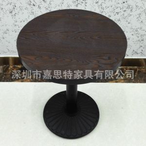 Bàn ghế Nhà Hàng Tây Cafe Thanh Bàn Trà Sữa Quán Tráng Miệng Bàn Ăn Tròn Ghế Sắt Thời Trang Ghế Sừng - Hình 2