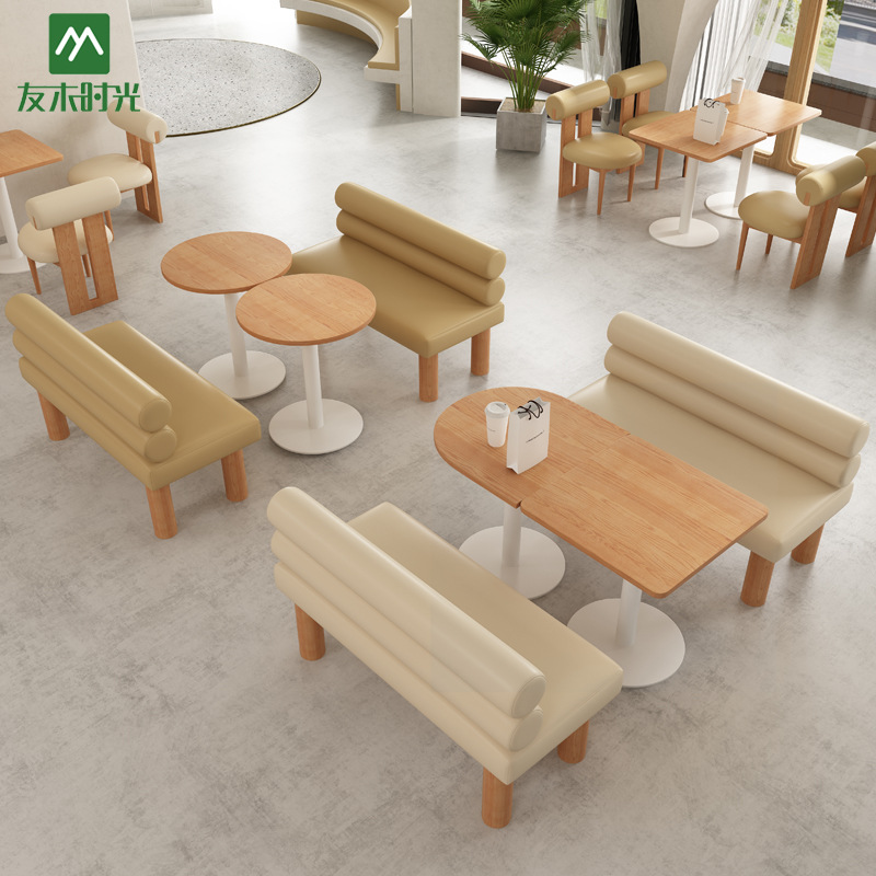 Bàn ghế Nhà máy món tráng miệng nhà hàng trà sữa khu giải trí nhà hàng phương tây Bàn ghế gỗ cứng cafe ghế sofa - Hình 3 Bàn ghế Nhà máy món tráng miệng nhà hàng trà sữa khu giải trí nhà hàng phương tây Bàn ghế gỗ cứng cafe ghế sofa - Hình 3