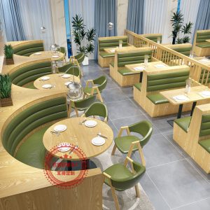 Bàn ghế Nhà máy nội thất nhà hàng bán hàng trực tiếp ghế sofa thông thường ghế Bàn ăn và ghế quán trà sữa quán cà phê Bàn ghế ăn nhanh