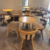 Bàn ghế Nhà Máy Trực Tiếp Bắc Âu Đơn Giản Gỗ Chắc Chắn Tựa Lưng Giải Trí Đàm Phán Cafe Quán Cà Phê Thương Mại Bàn Ghế Bộ