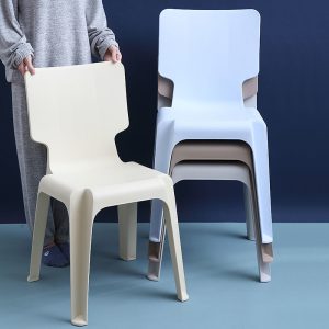 Bàn ghế Nhựa Dày Lưng Ghế Bàn Đào Tạo Văn Phòng Chà Ghế Người Lớn Trẻ Em Phân Chợ Đêm Thời Trang Ghế Ăn