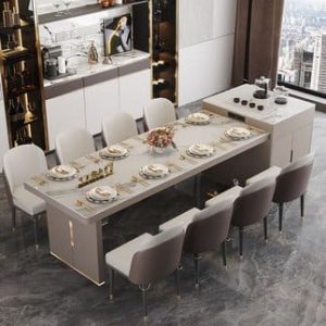 Bàn ghế phòng ăn cao cấp nhập khẩu.