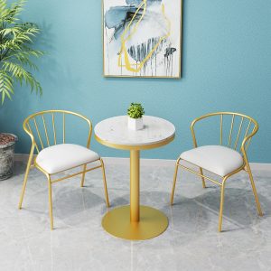 Bàn ghế Phong cách Bắc Âu bộ phận bán hàng phòng tiếp tân một Bàn và bốn ghế quán trà sữa quán cà phê cửa hàng tráng miệng câu lạc bộ khách sạn ghế tiếp tân