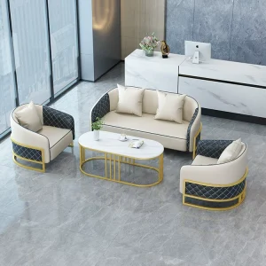 Bàn ghế phong cách Bắc Âu sảnh khách sạn lễ tân quán cà phê thẩm mỹ viện văn phòng kinh doanh - Hình 3