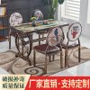 Bàn ghế phong cách công nghiệp ăn sáng nhà hàng mì ăn nhanh nhà hàng thức ăn nhanh lẩu Bàn chủ đề nhà hàng tiệc nướng Bàn ghế