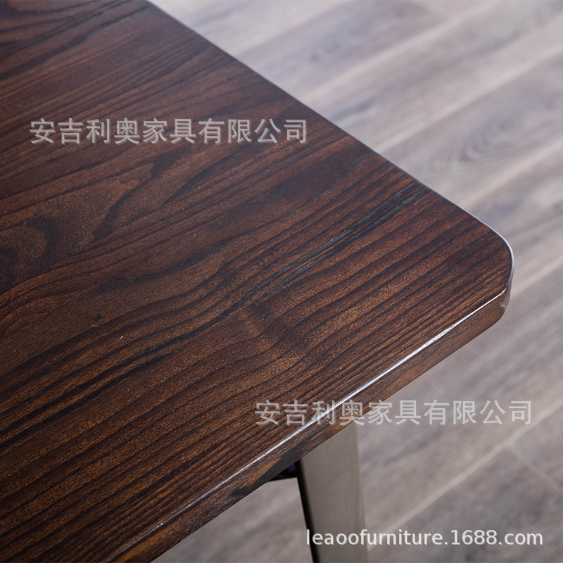 Bàn ghế Phong cách công nghiệp bề mặt gỗ chắc chắn Bàn dài Bàn ăn gia đình Bàn làm việc Bàn làm việc đơn giản và thiết thực Bàn sắt rèn Bắc Âu Bàn gác xép - Hình 4 Bàn ghế Phong cách công nghiệp bề mặt gỗ chắc chắn Bàn dài Bàn ăn gia đình Bàn làm việc Bàn làm việc đơn giản và thiết thực Bàn sắt rèn Bắc Âu Bàn gác xép - Hình 4