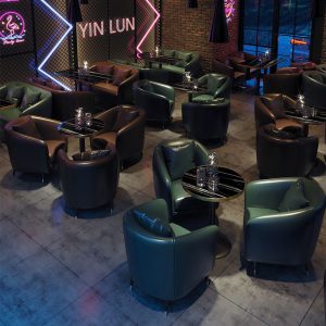 Bàn ghế Phong cách công nghiệp cổ điển ghế sofa thịt nướng cửa hàng lẩu thức ăn phương tây quán cà phê trà sữa Bàn ghế - Hình 4