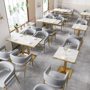 Bàn ghế Phong cách công nghiệp cổ điển quầy bar quầy bar Bàn ghế cà phê nhà hàng tây ghế món tráng miệng ăn nhẹ cửa hàng trà sữa ghế sofa - Hình 3