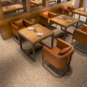 Bàn ghế Phong cách công nghiệp kiểu Mỹ bar cafe ghế sofa nhà hàng tây khách sạn Bàn ăn Bàn ghế đàm phán - Hình 2