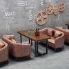 Bàn ghế Phong cách công nghiệp quầy bar thanh rõ ghế sofa nhà hàng ca nhạc cafe nướng lẩu quán trà sữa Bàn ghế