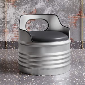 Bàn ghế Phong cách công nghiệp sáng tạo ghế sofa quầy bar quán cà phê quán trà sữa khu vực nghỉ ngơi ghế Bàn cà phê Bàn ghế thùng dầu - Hình 4