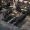 Bàn ghế Phong cách công nghiệp sắt nghệ thuật đôi ghế sofa nhỏ ghế trà sữa ca nhạc bar cà phê Nhà hàng phương tây Bàn ăn ghế