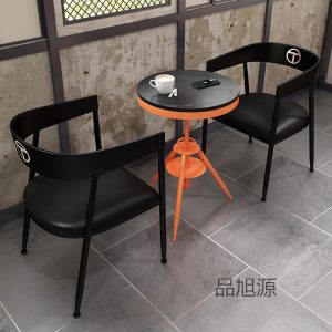 Bàn ghế Phong cách công nghiệp trung tâm mua sắm khu giải trí Bàn ghế đàm phán cafe bar nhà hàng trà sữa quán thịt nướng Bàn ghế ăn - Hình 2
