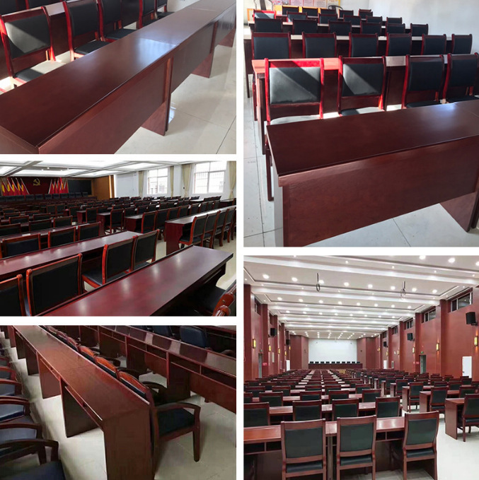 Bàn ghế phòng họp sơn đôi dải veneer bàn hội nghị đảng bàn đào tạo đảng viên bàn dải dài bàn văn phòng - Hình 3 Bàn ghế phòng họp sơn đôi dải veneer bàn hội nghị đảng bàn đào tạo đảng viên bàn dải dài bàn văn phòng - Hình 3