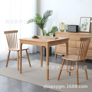 Bàn ghế Phòng Khách Đơn Giản Bàn Ăn Nhà Vuông Nhỏ Bàn Bắc Âu Gỗ Quán Trà Sữa Bàn Giải Trí Cờ Vua Bàn Vuông
