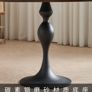 Bàn ghế phòng nhỏ bằng gỗ nguyên khối đơn giản Bàn tròn ban công Bàn ăn Bàn ghế thương mại homestay nhà hàng quán cà phê - Hình 4