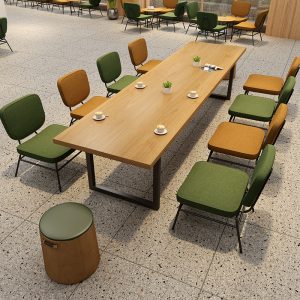 Bàn ghế Quán cà phê Cửa hàng tráng miệng Sofa Chỗ ngồi Quán ăn Quán trà sữa Khu giải trí Đàm phán Tiếp tân Bàn ghế sắt - Hình 2