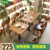 Bàn ghế Quán cà phê gỗ rắn cửa hàng trà sữa Bàn ghế món tráng miệng quầy bar sách hamburger phần canteen nhà hàng món ăn Nhật Bản đồ nội thất ăn uống