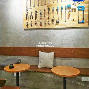 Bàn ghế Quán cà phê Nhật Bản gỗ đặc Bàn tròn nhỏ trà sữa cửa hàng tráng miệng Bàn ghế cửa hàng bánh gỗ Bàn nhà hàng Bàn vuông thương mại - Hình 3