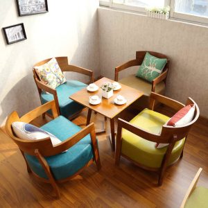 Bàn ghế Quán cà phê quán trà sữa Bàn ghế giải trí đàm phán khu vực Bàn quầy bar quầy bar quầy bar tráng miệng quán đồ uống lạnh Bàn ghế
