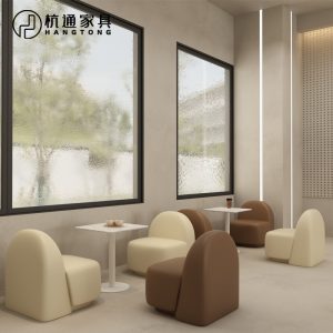 Bàn ghế Quán cà phê quán trà sữa ghế sô pha cửa hàng tráng miệng thư viện giải trí câu lạc bộ bán hàng văn phòng tiếp tân Bàn ghế - Hình 2