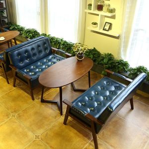 Bàn ghế quán cà phê quán trà sữa giải trí sofa món tráng miệng nhà hàng phương tây chỗ ngồi văn phòng tiếp tân và đàm phán - Hình 2