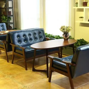 Bàn ghế quán cà phê quán trà sữa giải trí sofa món tráng miệng nhà hàng phương tây chỗ ngồi văn phòng tiếp tân và đàm phán - Hình 4