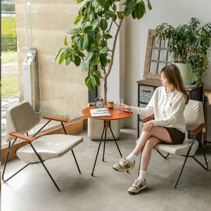Bàn ghế Quán cà phê sắt cao cấp: Ghế sofa tiếp tân, bàn đàm phán, ghế giải trí đơn giản