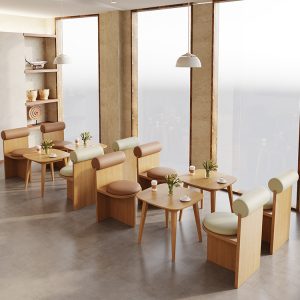Bàn ghế Quán cà phê thông thường chỗ ngồi ghế sofa thư viện khu vực nghỉ ngơi đàm phán Bàn ghế cửa hàng tráng miệng cửa hàng trà sữa ghế sofa