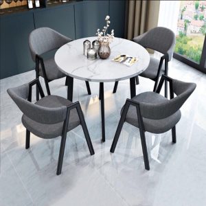 Bàn ghế Quán trà sữa Bàn ghế đàm phán quán cà phê Bàn tròn văn phòng giải trí phòng nhỏ Bàn ăn gia đình nhà máy bán buôn - Hình 2