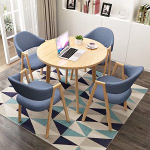 Bàn ghế Quán trà sữa Bàn ghế đàm phán quán cà phê Bàn tròn văn phòng giải trí phòng nhỏ Bàn ăn gia đình nhà máy bán buôn