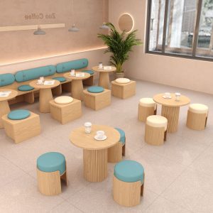 Bàn ghế Quán trà sữa Bàn ghế Món tráng miệng Burger Snack Cửa hàng thức ăn nhanh Đơn vị uy tín Quán cà phê Nhà hàng phương Tây Nội thất Ghế Sofa - Hình 2