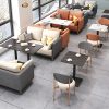 Bàn ghế Quán trà sữa Bàn ghế Món tráng miệng Cà phê Đồ nướng Đồ nướng Ghế Sofa Nhà hàng Phương Tây Thương lượng Lễ tân Bàn giải trí