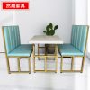 Bàn ghế Quán Trà Sữa Bàn Ghế Ngồi Sofa Quán Cà Phê Túi Mềm Ghế Sofa Phân Cửa Hàng Món Tráng Miệng Bàn Ghế Nhà Hàng Màu Đỏ