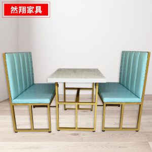 Bàn ghế Quán Trà Sữa Bàn Ghế Ngồi Sofa Quán Cà Phê Túi Mềm Ghế Sofa Phân Cửa Hàng Món Tráng Miệng Bàn Ghế Nhà Hàng Màu Đỏ - Hình 2