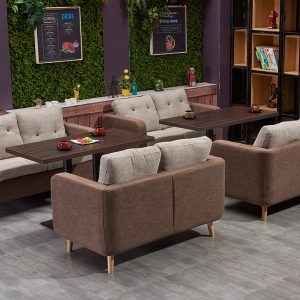 Bàn ghế quán trà sữa Bàn ghế quán bar phong cách công nghiệp cổ điển quán bar nhà hàng phương Tây quán cà phê sofa ghế Bàn ghế - Hình 4