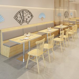 Bàn ghế Quán trà sữa quán cà phê ăn tường ghế sofa thương mại Bàn ghế mây nội thất nhà hàng ăn uống