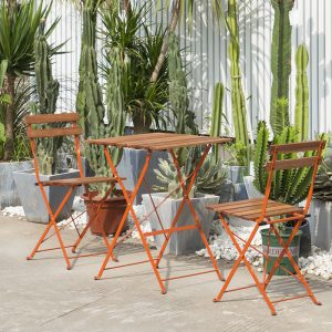 Bàn ghế Quán trà sữa quán cà phê Bàn ghế gấp bằng gỗ nguyên khối Bàn ghế ăn giải trí đàm phán Bàn ghế nhà hàng Bàn ghế - Hình 4