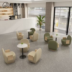 Bàn ghế Quán trà sữa quán cà phê quầy bar bán hàng văn phòng lễ tân quầy lễ tân ghế sofa gian hàng tráng miệng thư viện Bàn ghế - Hình 2
