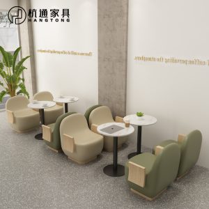Bàn ghế Quán trà sữa quán cà phê quầy bar bán hàng văn phòng lễ tân quầy lễ tân ghế sofa gian hàng tráng miệng thư viện Bàn ghế