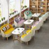 Bàn ghế Quán Trà Sữa Sofa Ăn Nhà Hàng Món Tráng Miệng Làm Bánh Thường Đơn Đôi Ghế Bộ bàn Ghế Cafe