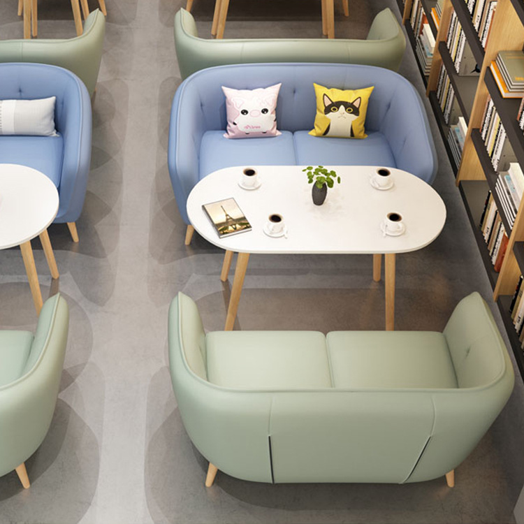 Bàn ghế Quán trà sữa Sofa Cơ sở đào tạo Khu vực nghỉ ngơi Quầy sách Thương lượng Ghế đôi thông thường Cửa hàng tráng miệng Bàn ghế cafe - Hình 4 Bàn ghế Quán trà sữa Sofa Cơ sở đào tạo Khu vực nghỉ ngơi Quầy sách Thương lượng Ghế đôi thông thường Cửa hàng tráng miệng Bàn ghế cafe - Hình 4