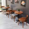 Bàn ghế Quán trà sữa tráng miệng Bàn ghế quán bánh bình dân đàm sách quầy bar ghế ăn đơn giản cafe sắt Bàn ghế ăn