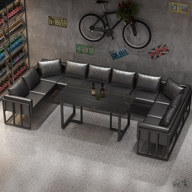 Bàn ghế quầy bar phong cách công nghiệp quán rượu ghế sofa quán cà phê internet quán thịt nướng cửa hàng phòng chờ quầy bar - Hình 3 Bàn ghế quầy bar phong cách công nghiệp quán rượu ghế sofa quán cà phê internet quán thịt nướng cửa hàng phòng chờ quầy bar - Hình 3