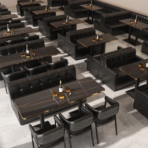 Bàn ghế quầy bar quầy bar thịt nướng cửa hàng nhà hàng quán rượu phong cách công nghiệp thương mại ghế sofa - Hình 2