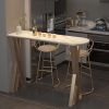 Bàn ghế quầy bar về Bàn đá phiến nhà vách ngăn sang trọng dải dài chân cao Bàn ăn phòng khách Amazon xuyên biên giới