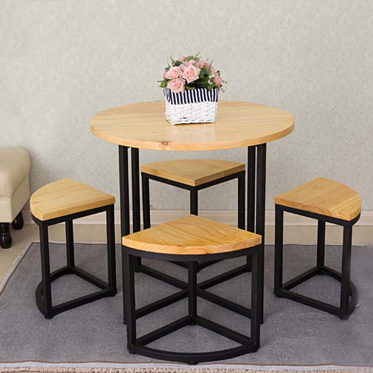 Bàn ghế Quốc gia Mỹ Bàn gỗ đặc quán cà phê thanh giải trí Bàn tròn ghế nhà hiện đại ban công Bàn ăn bằng sắt rèn Bàn ghế Quốc gia Mỹ Bàn gỗ đặc quán cà phê thanh giải trí Bàn tròn ghế nhà hiện đại ban công Bàn ăn bằng sắt rèn
