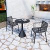 Bàn ghế Sân ngoài trời quán cà phê quán trà sữa Bàn ghế ăn bằng sắt rèn đơn giản quầy bar quán rượu lưới đỏ cửa hàng thời trang Bàn ghế