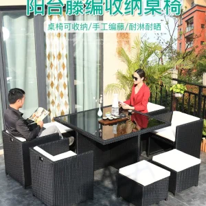 Bàn Ghế Sân Vườn, Sân Thượng Thư Giãn Biệt Thự Sân Vườn, Bàn Trà Mây Tre Đan, Sân Ngoài Trời, Tựa Lưng Ngoài Trời, Ghế Mây Ngoài Trời